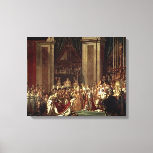 Toile Coronation de Napoléon par Jacques-Louis David (Recto)