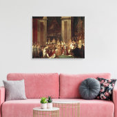 Toile Coronation de Napoléon par Jacques-Louis David (Insitu(Salon))