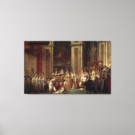 Toile Coronation de Napoléon par Jacques-Louis David (Recto)