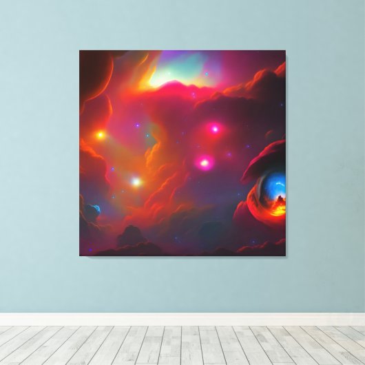 Toile Corps céleste (Insitu (Plancher de Bois))