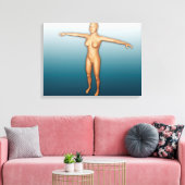 Toile Corps féminin avec bras étendus (Insitu(Salon))