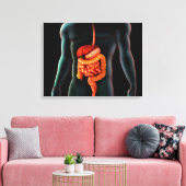 Toile Corps Humain Et Système Digestif (Insitu(Salon))