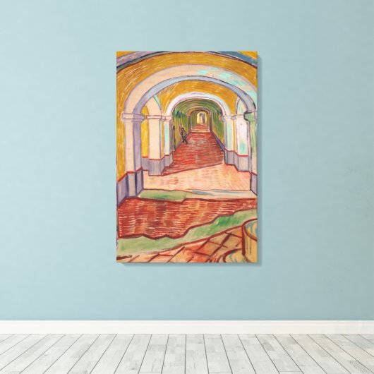 Toile Corridor in the Asylum (Insitu (Plancher de Bois))