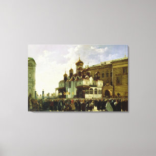 Toile Cortège de Pâques à l'annonce de Maria