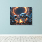 Toile Cosmic Campfire (Insitu (Plancher de Bois))