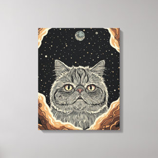 Toile Cosmic Cat