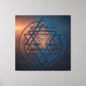 Toile Cosmic Harmony: The Eternal Emblem (Recto)