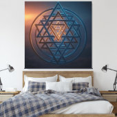 Toile Cosmic Harmony: The Eternal Emblem (Insitu(Chambre))