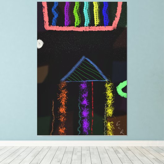 Toile Cosmic Home (Insitu (Plancher de Bois))