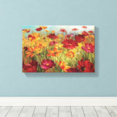 Toile Cosmos sur le terrain (Insitu (Plancher de Bois))