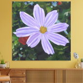 Toile Cosmos Violet Grande Fleur (Insitu(Salon))