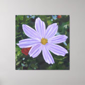 Toile Cosmos Violet Grande Fleur (Recto)