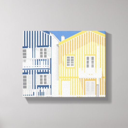 Toile Costa Nova Beach Maisons #2 (Recto)