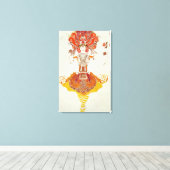 Toile Costume de ballet pour "The Firebird", de Stravins (Insitu (Plancher de Bois))