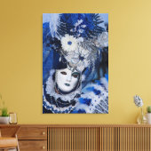 Toile Costume de Carnaval bleu, Venise (Insitu(Salon))