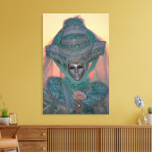 Toile Costume de Carnaval Bleu, Venise (Insitu(Salon))