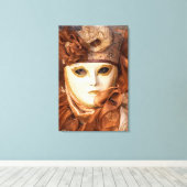 Toile Costume de Carnaval orange, Venise (Insitu (Plancher de Bois))