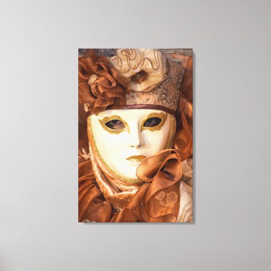 Toile Costume de Carnaval orange, Venise (Recto)
