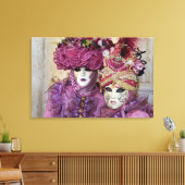 Toile Costume de carnaval pourpre, Venise (Insitu(Salon))