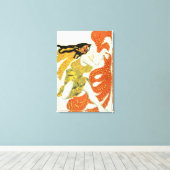 Toile Costume design for a bacchante in Narcisse (Insitu (Plancher de Bois))