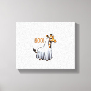 Toile Costume d'Halloween de girafe mignon Boo pour amat