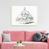 Toile Costume d'opéra, de la collection Menus Plaisirs, (Insitu(Salon))