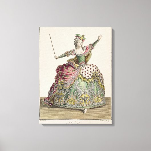 Toile Costume pour Medea dans l'opéra 'Jason and Medea', (Recto)