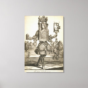 Toile Costume pour un fabricant d'horloge, pub. par