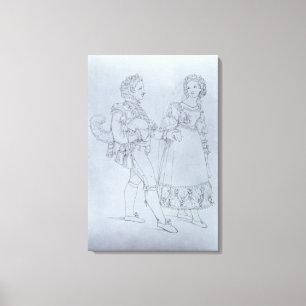 Toile Costumes Figaro et Susanna de l'opéra