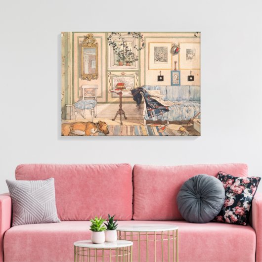 Toile Cosy Corner (par Carl Larsson) (Insitu(Salon))