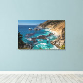 Toile Côte Big Sur, Côte Ouest, Côte Pacifique (Insitu (Plancher de Bois))