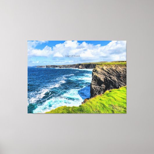 Toile Côte d'Irlande, photographie, (Recto)