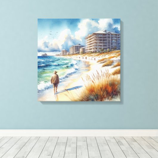 Toile Côte du Golfe 1 (Insitu (Plancher de Bois))