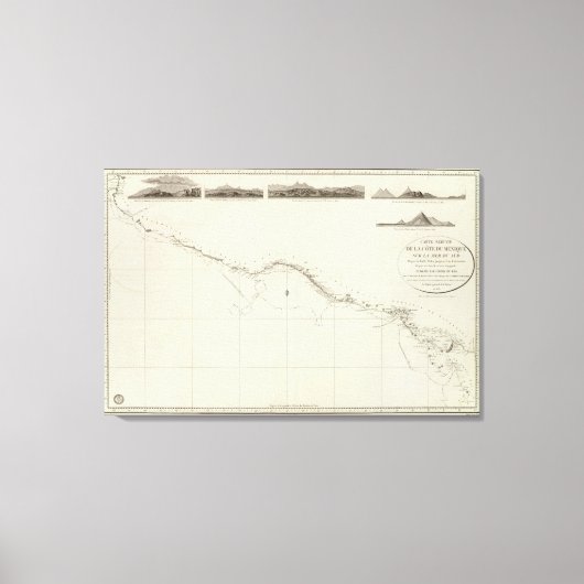Toile Côte du Mexique (Recto)