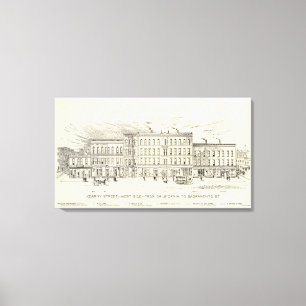 Toile Côté Ouest de Kearny, de Californie et de