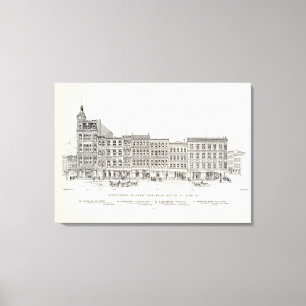 Toile Côté Ouest Sutter et Bush de Montgomery