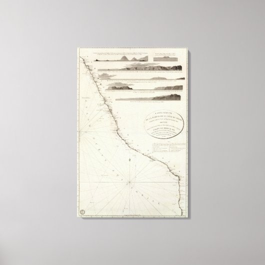 Toile Côte, Pérou (Recto)