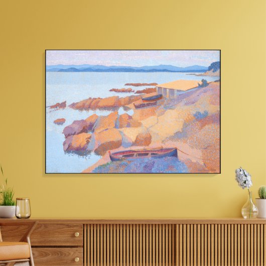 Toile "Côte près d'Antibes" par Henri Edmond Cross (Insitu(Salon))