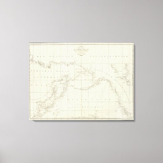 Toile Côtes, Amérique, Asie (Recto)