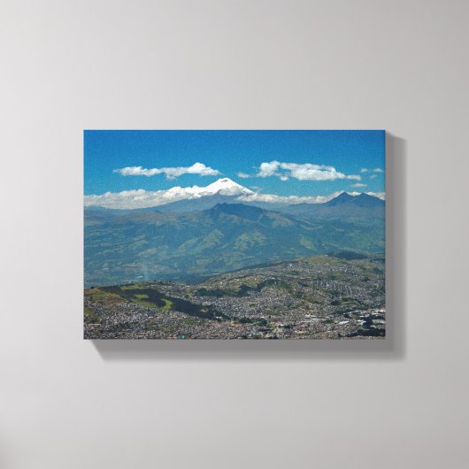 Toile Cotopaxi & Quito (Recto)