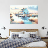 Toile Cottage côtier à Sunrise Marsh (Insitu(Chambre))