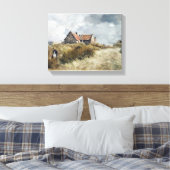 Toile Cottage dans les Dunes Jean Charles Cazin (Insitu(Chambre))
