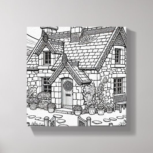 Toile Cottage en ardoise #12 (Recto)