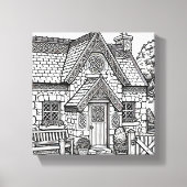 Toile Cottage en ardoise #25 (Recto)