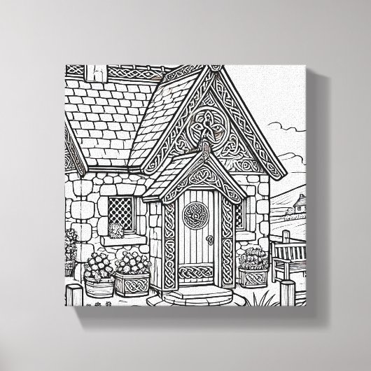Toile Cottage en ardoise #32 (Recto)