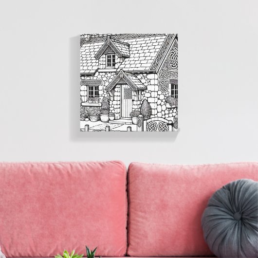 Toile Cottage en ardoise #43 (Insitu(Salon))