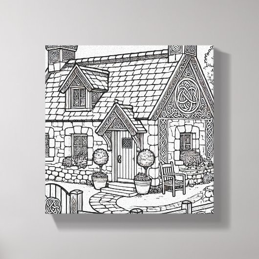 Toile Cottage en ardoise #46 (Recto)
