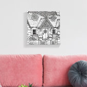 Toile Cottage en ardoise #5 (Insitu(Salon))