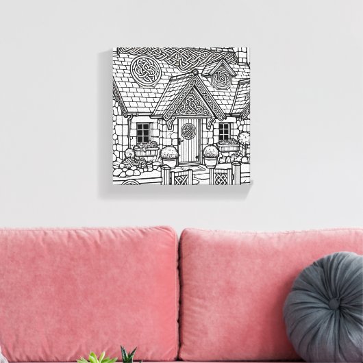 Toile Cottage en ardoise #5 (Insitu(Salon))