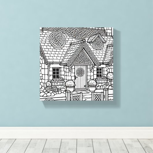 Toile Cottage en ardoise #5 (Insitu (Plancher de Bois))